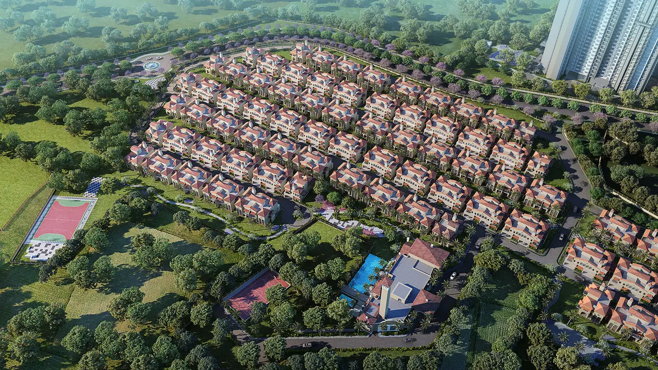 Prestige Aspen Greens in East Bangalore (artist&rsquo;s impression)