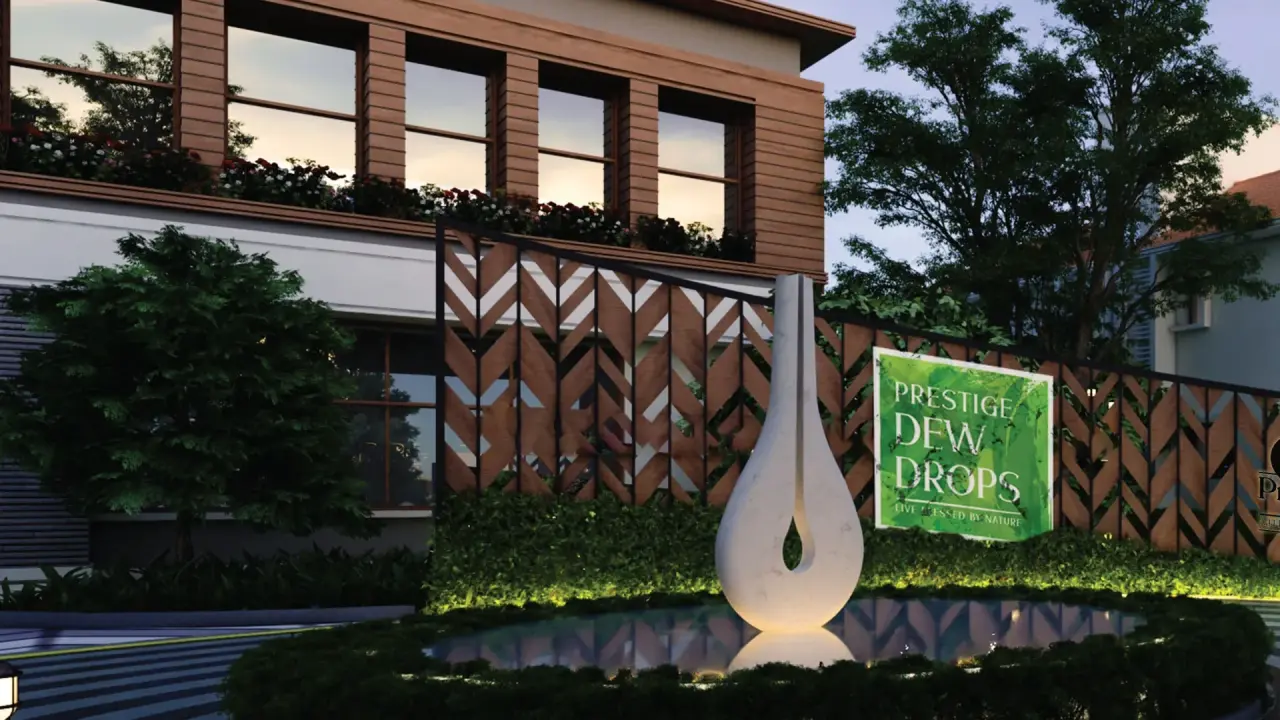 Prestige Dew Drops in North Bangalore (artist&rsquo;s impression)