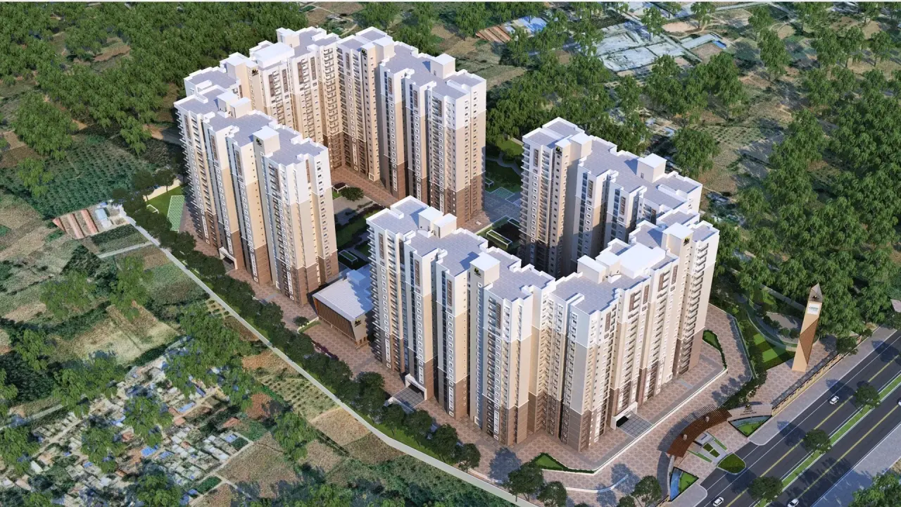 Prestige Finsbury Park - Regent in North Bangalore (artist&rsquo;s impression)