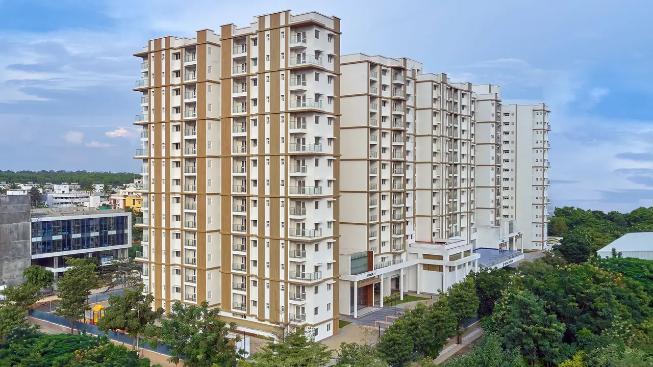 Prestige Pinewood in South Bangalore (artist&rsquo;s impression)