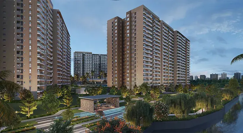 Prestige Raintree Park in East Bangalore (artist&rsquo;s impression)