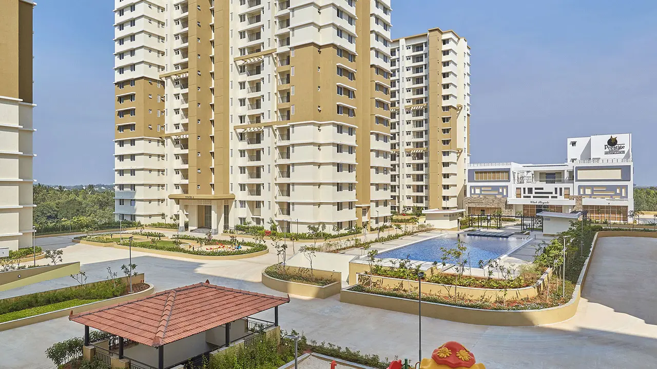 Prestige Royale Gardens in North Bangalore (artist&rsquo;s impression)