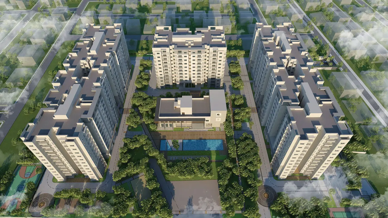 Prestige Willow Tree in West Bangalore (artist&rsquo;s impression)